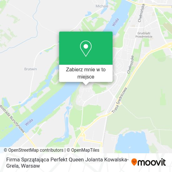 Mapa Firma Sprzątająca Perfekt Queen Jolanta Kowalska-Grela