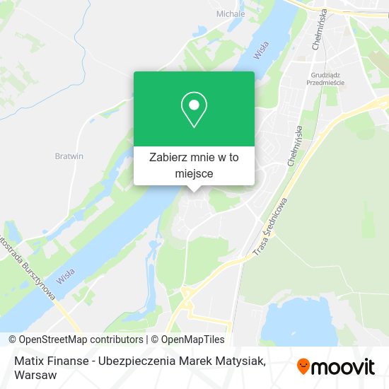 Mapa Matix Finanse - Ubezpieczenia Marek Matysiak