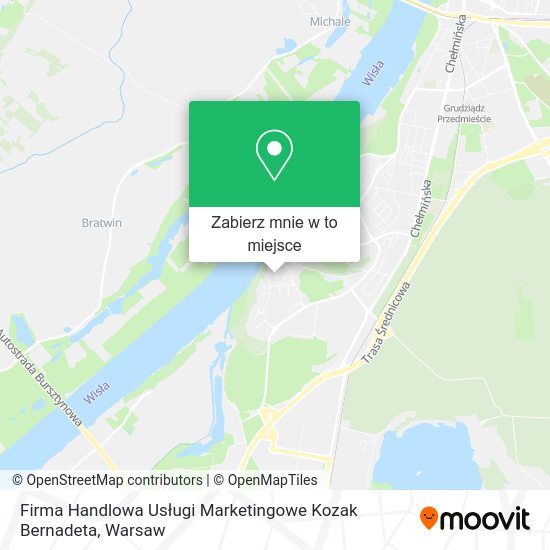 Mapa Firma Handlowa Usługi Marketingowe Kozak Bernadeta