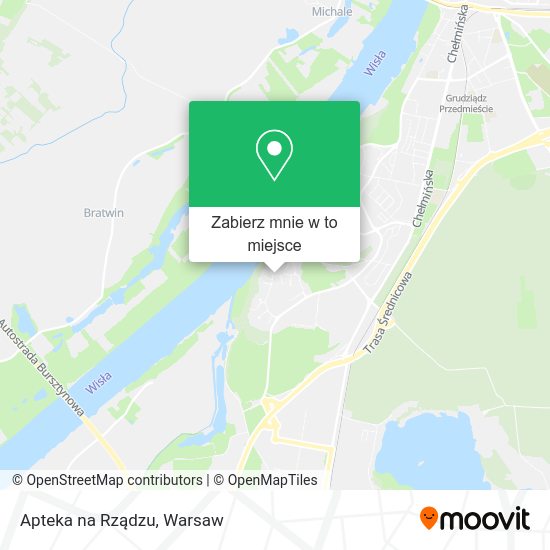 Mapa Apteka na Rządzu