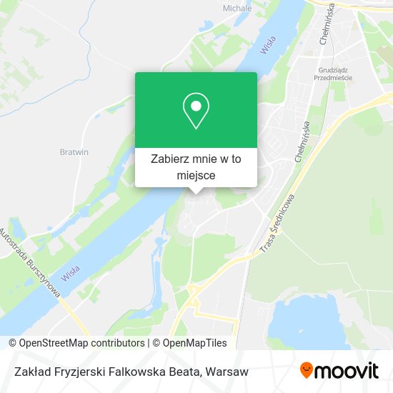 Mapa Zakład Fryzjerski Falkowska Beata