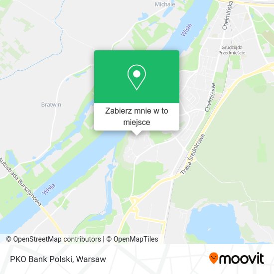 Mapa PKO Bank Polski