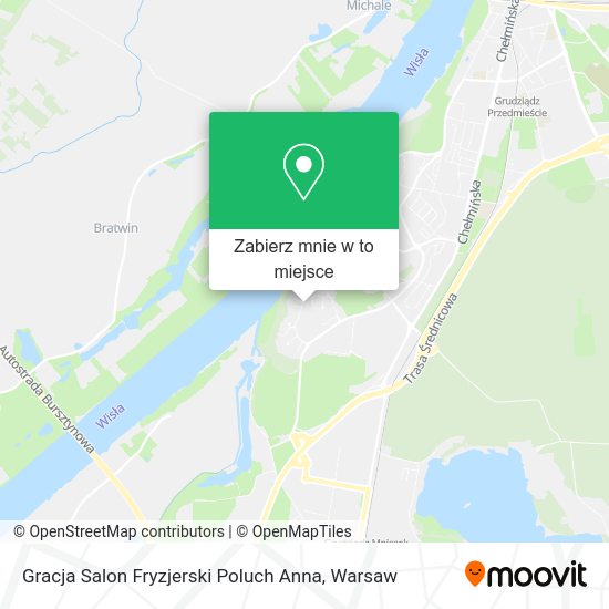 Mapa Gracja Salon Fryzjerski Poluch Anna