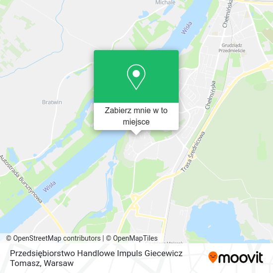 Mapa Przedsiębiorstwo Handlowe Impuls Giecewicz Tomasz