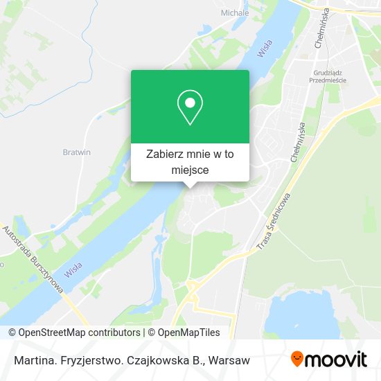 Mapa Martina. Fryzjerstwo. Czajkowska B.