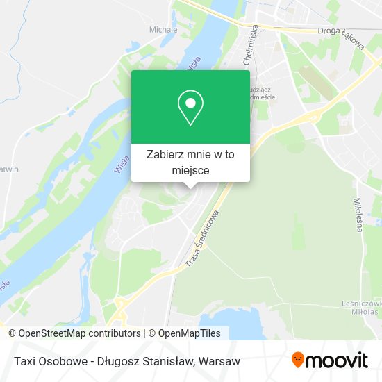 Mapa Taxi Osobowe - Długosz Stanisław