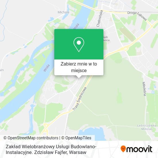 Mapa Zakład Wielobranżowy Usługi Budowlano-Instalacyjne. Zdzisław Fajfer