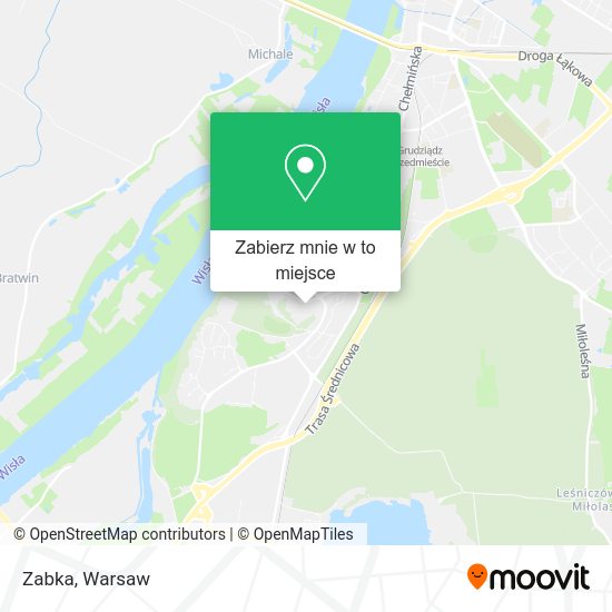 Mapa Zabka