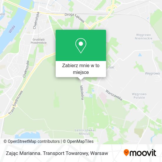 Mapa Zając Marianna. Transport Towarowy