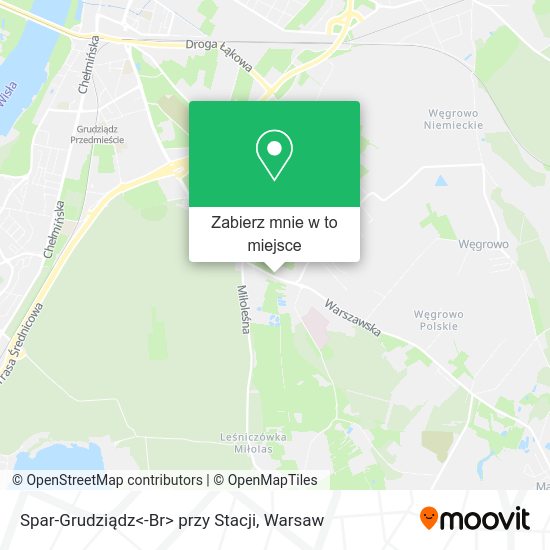 Mapa Spar-Grudziądz<-Br> przy Stacji