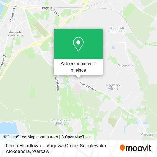 Mapa Firma Handlowo Usługowa Grosik Sobolewska Aleksandra