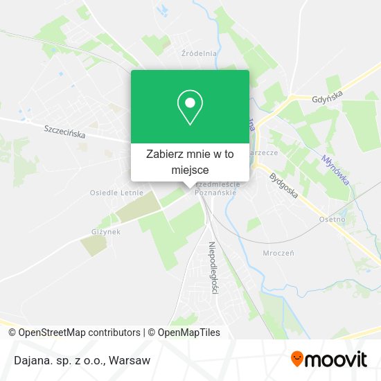 Mapa Dajana. sp. z o.o.