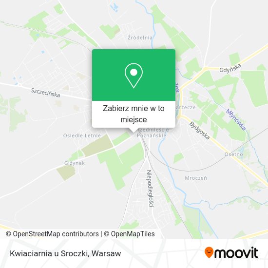 Mapa Kwiaciarnia u Sroczki