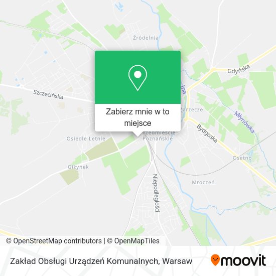 Mapa Zakład Obsługi Urządzeń Komunalnych