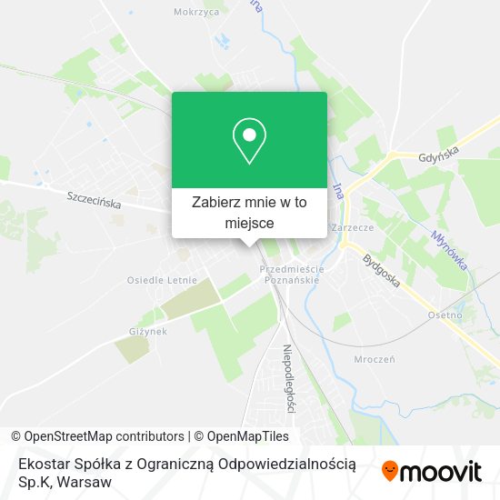 Mapa Ekostar Spółka z Ograniczną Odpowiedzialnością Sp.K