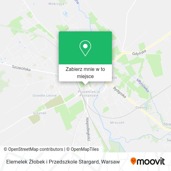 Mapa Elemelek Żłobek i Przedszkole Stargard