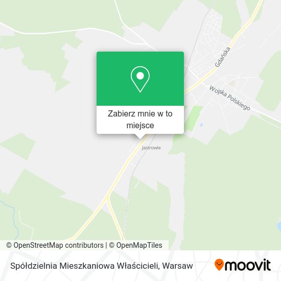 Mapa Spółdzielnia Mieszkaniowa Właścicieli