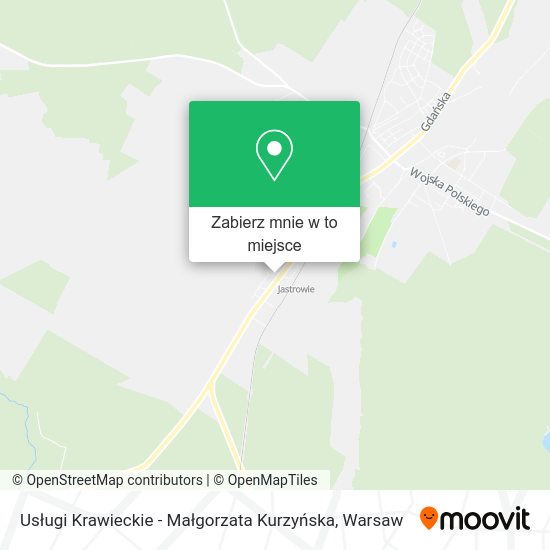 Mapa Usługi Krawieckie - Małgorzata Kurzyńska