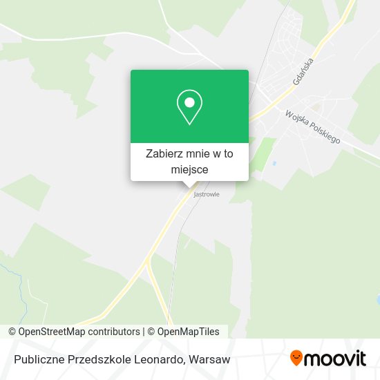 Mapa Publiczne Przedszkole Leonardo