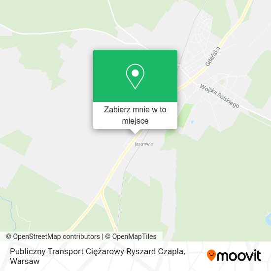 Mapa Publiczny Transport Ciężarowy Ryszard Czapla