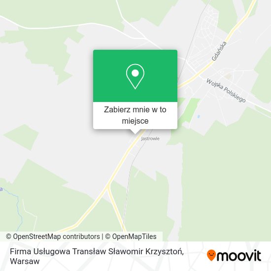 Mapa Firma Usługowa Transław Sławomir Krzysztoń