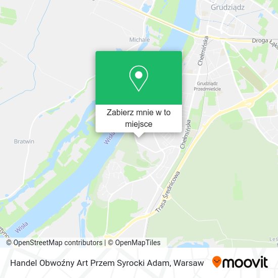 Mapa Handel Obwoźny Art Przem Syrocki Adam