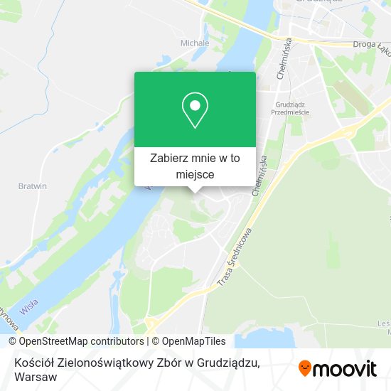 Mapa Kościół Zielonoświątkowy Zbór w Grudziądzu