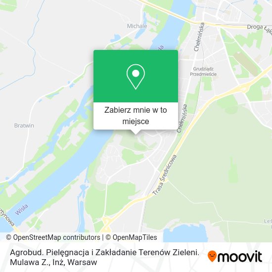 Mapa Agrobud. Pielęgnacja i Zakładanie Terenów Zieleni. Mulawa Z., Inż