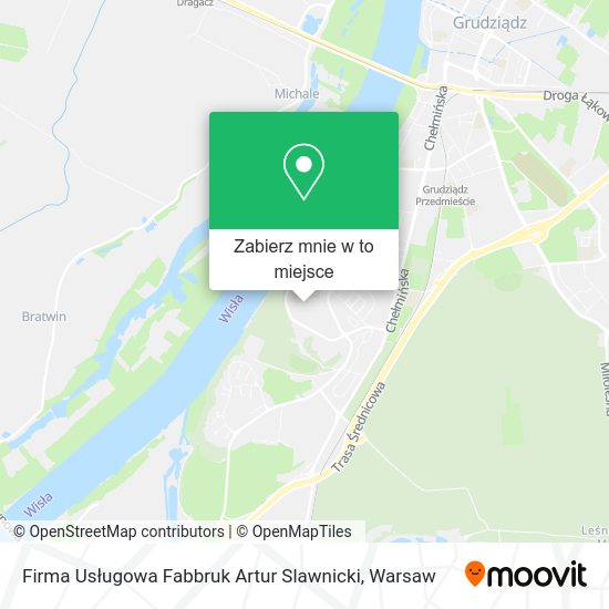 Mapa Firma Usługowa Fabbruk Artur Slawnicki