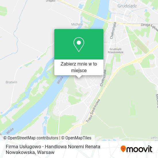 Mapa Firma Usługowo - Handlowa Noremi Renata Nowakowska