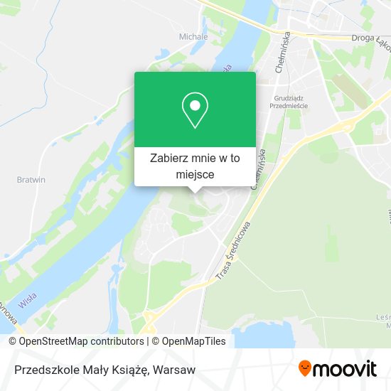 Mapa Przedszkole Mały Książę