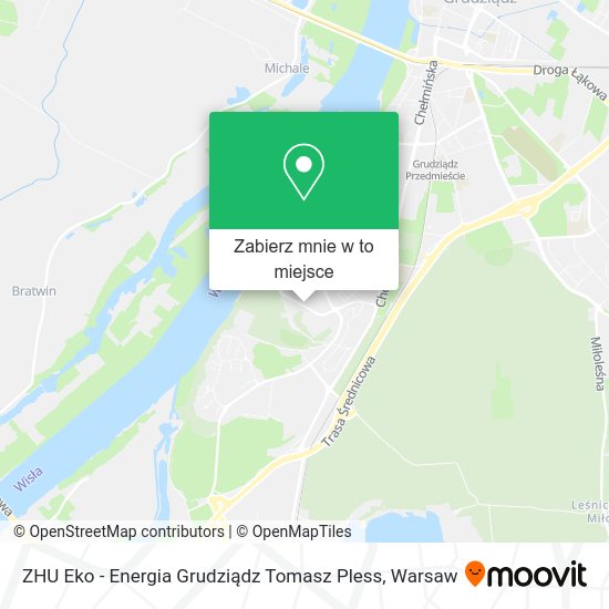 Mapa ZHU Eko - Energia Grudziądz Tomasz Pless