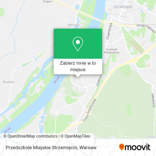 Mapa Przedszkole Miejskie Strzemięcin