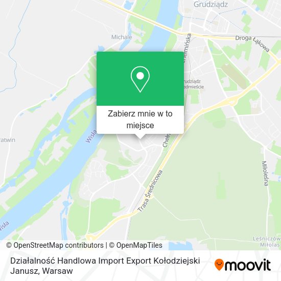 Mapa Działalność Handlowa Import Export Kołodziejski Janusz