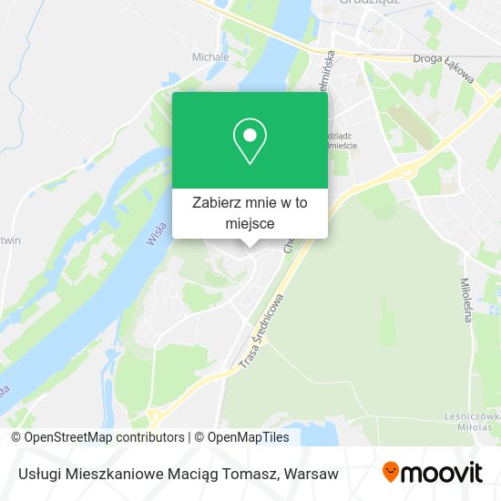 Mapa Usługi Mieszkaniowe Maciąg Tomasz