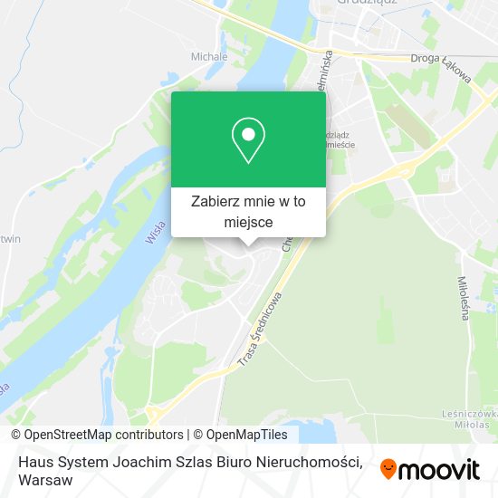 Mapa Haus System Joachim Szlas Biuro Nieruchomości