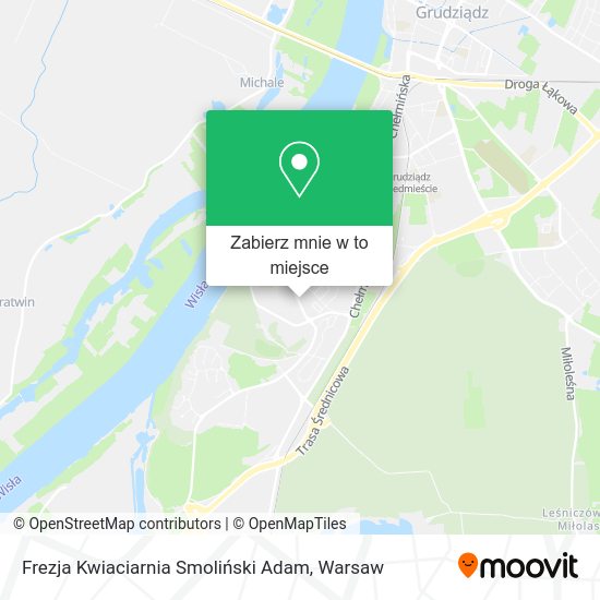 Mapa Frezja Kwiaciarnia Smoliński Adam