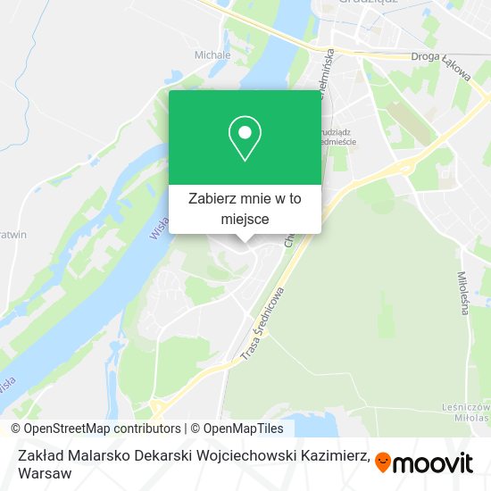 Mapa Zakład Malarsko Dekarski Wojciechowski Kazimierz