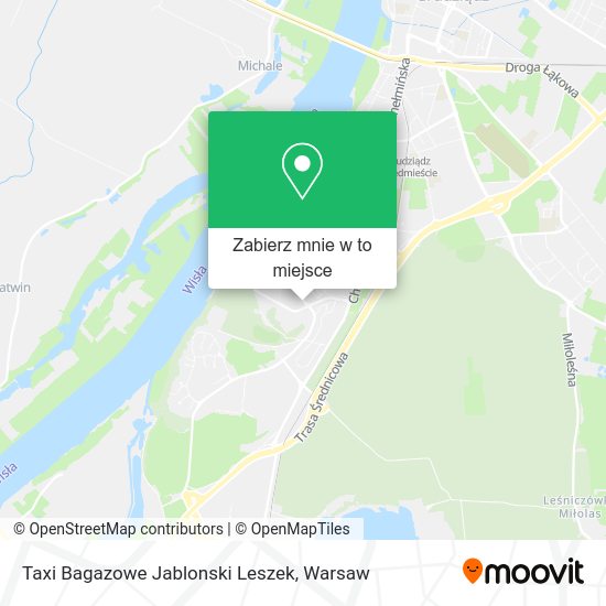 Mapa Taxi Bagazowe Jablonski Leszek