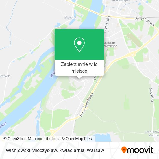 Mapa Wiśniewski Mieczysław. Kwiaciarnia