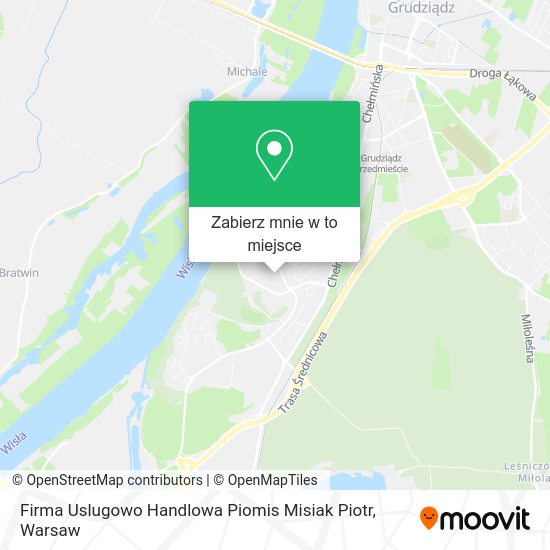 Mapa Firma Uslugowo Handlowa Piomis Misiak Piotr