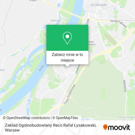 Mapa Zakład Ogólnobudowlany Reco Rafał Łysakowski