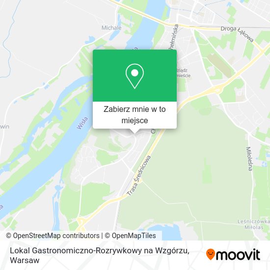 Mapa Lokal Gastronomiczno-Rozrywkowy na Wzgórzu