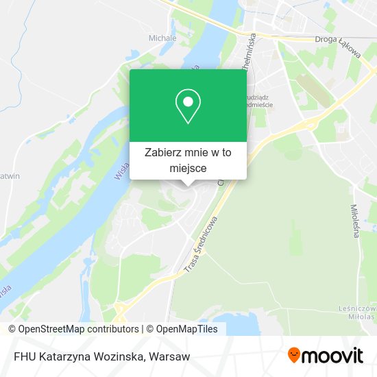 Mapa FHU Katarzyna Wozinska