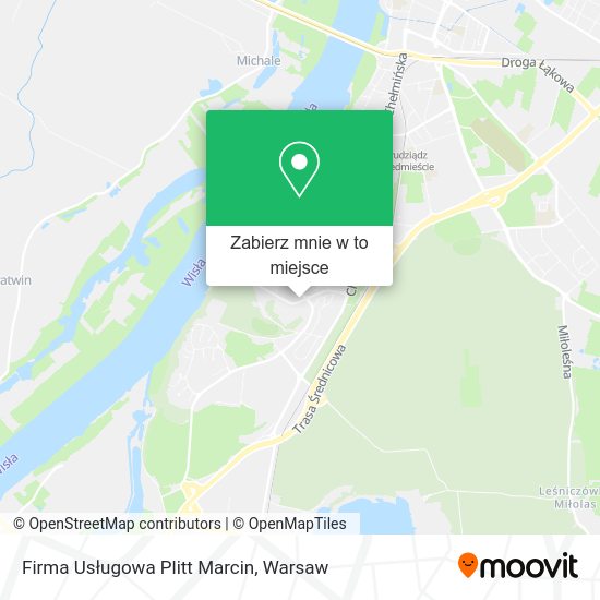 Mapa Firma Usługowa Plitt Marcin