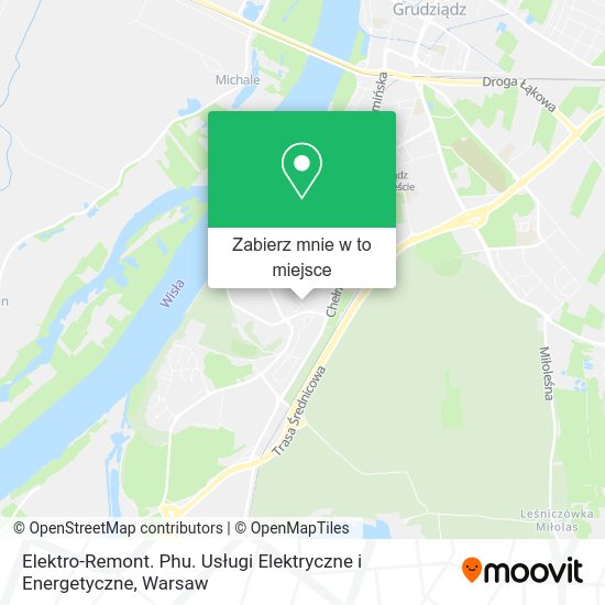 Mapa Elektro-Remont. Phu. Usługi Elektryczne i Energetyczne