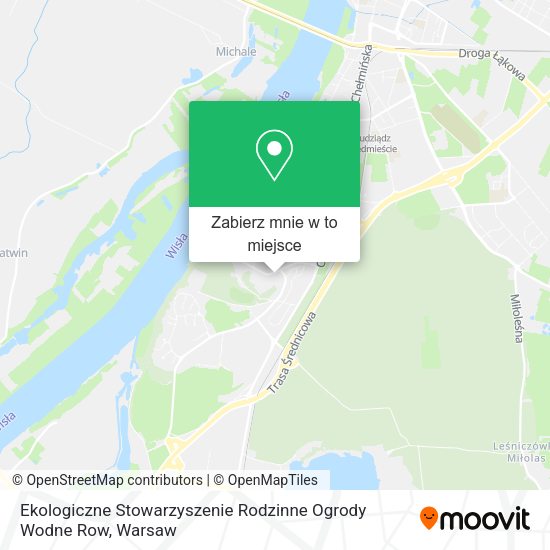 Mapa Ekologiczne Stowarzyszenie Rodzinne Ogrody Wodne Row