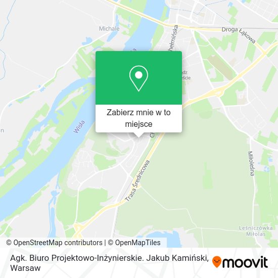 Mapa Agk. Biuro Projektowo-Inżynierskie. Jakub Kamiński