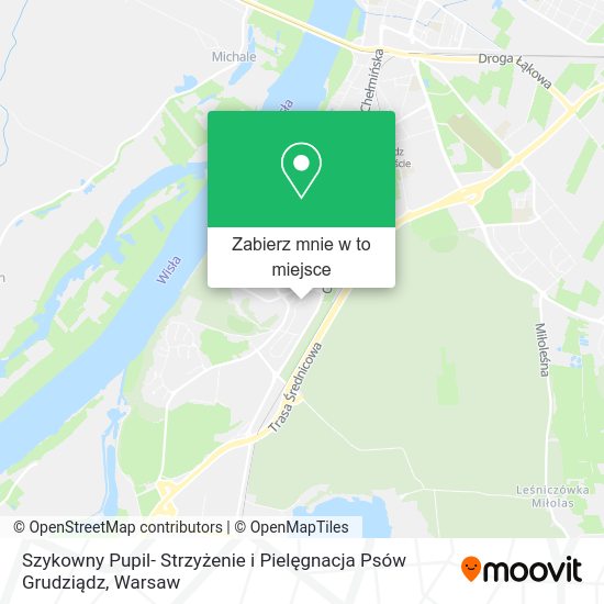 Mapa Szykowny Pupil- Strzyżenie i Pielęgnacja Psów Grudziądz