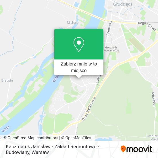 Mapa Kaczmarek Janisław - Zakład Remontowo - Budowlany